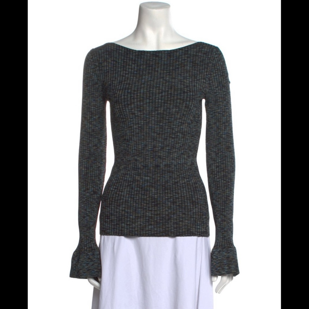 Theory bateau neckline sweater